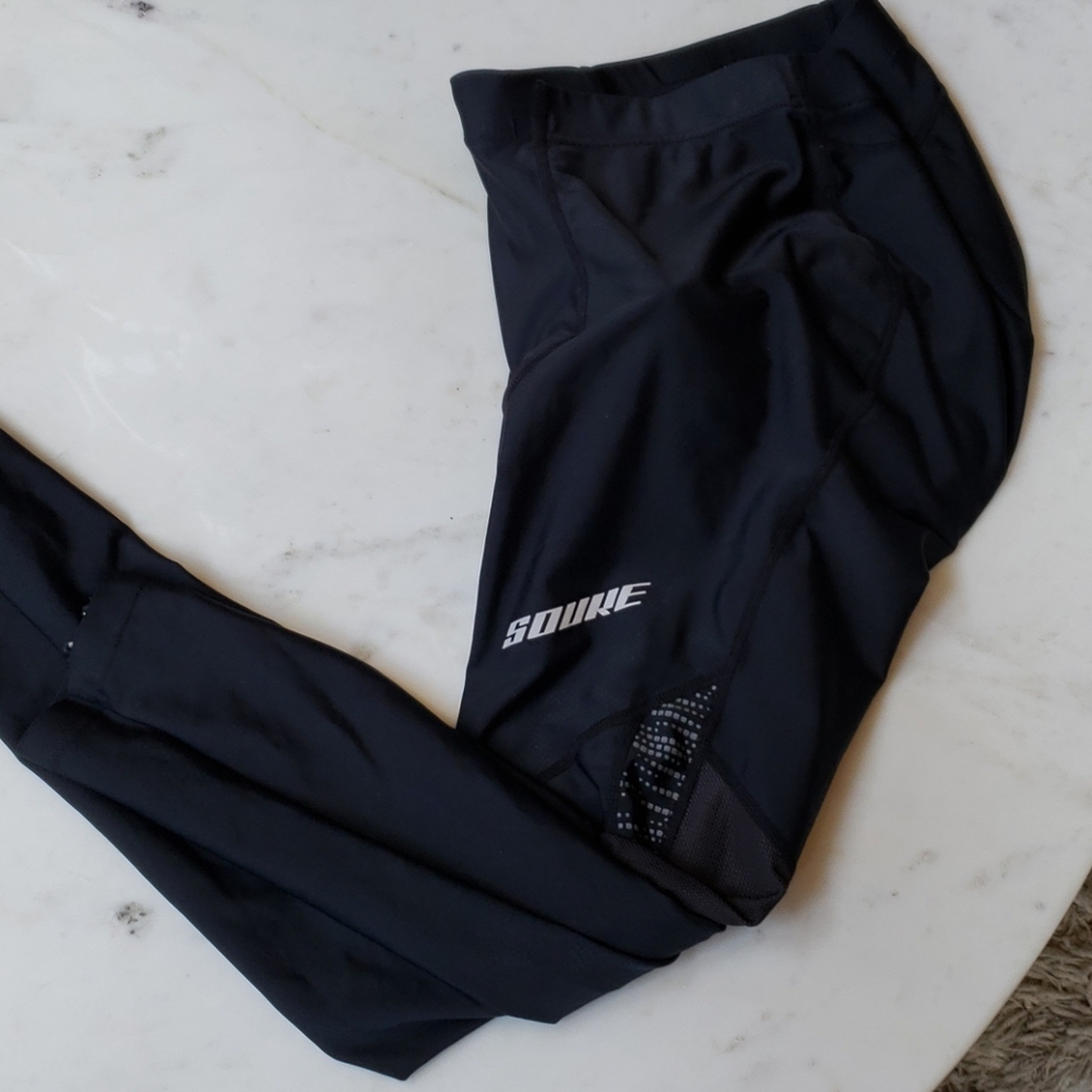 Souke womens padded bike leggings size M